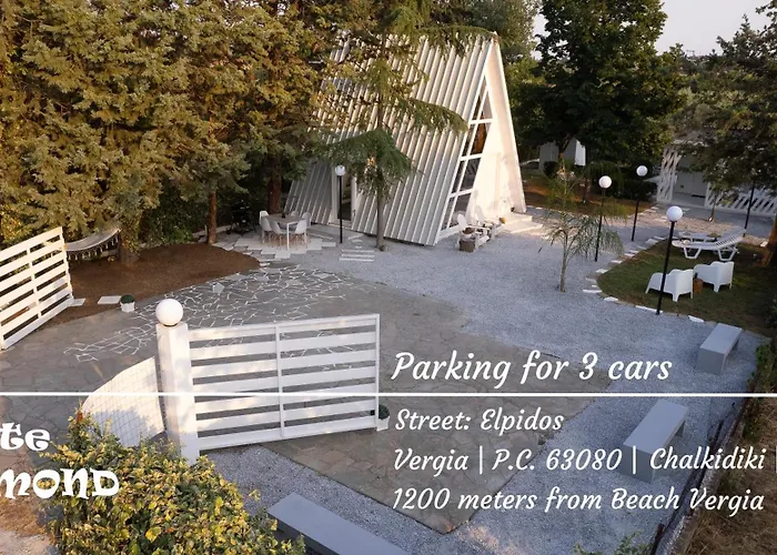 White Diamond In Chalkidiki Alpesi faház Vergia