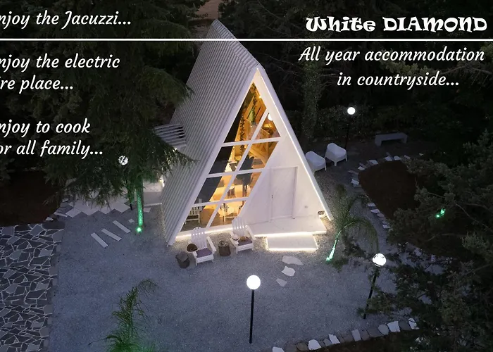 White Diamond In Chalkidiki Alpesi faház Vergia